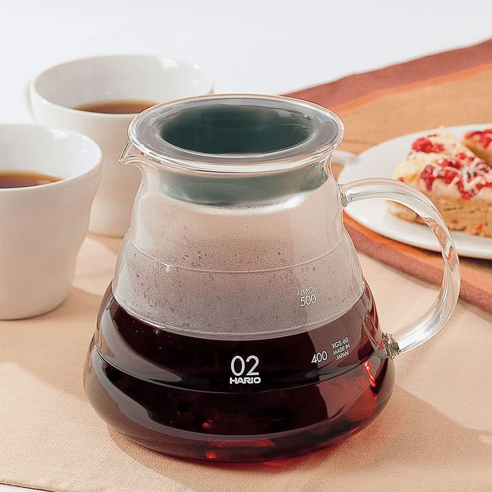 Servidor de Café de Vidrio Transparente 600ml XGS-60