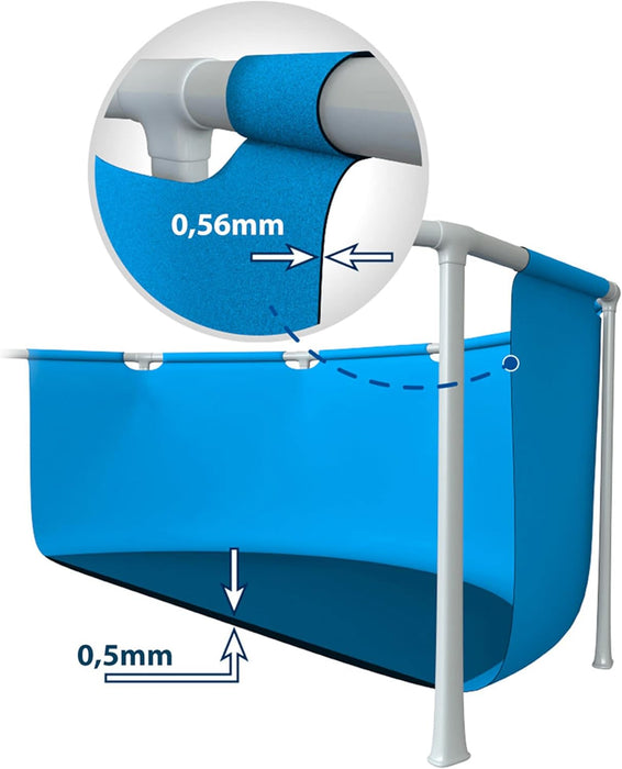 Piscina Desmontable Rectangular 2.6m*1.6m*65cm Intex 28271