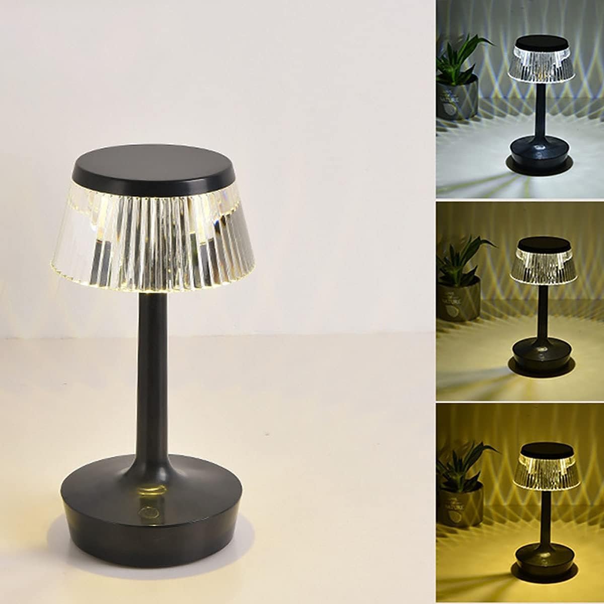 Lámpara de Mesa para Restaurantes Recargable 3 Tonos MRK-TL1008