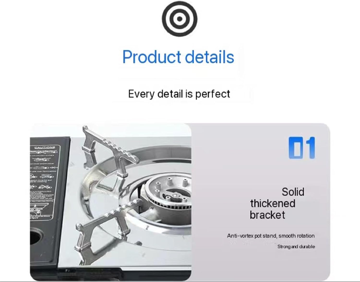 Estufa Portátil de Gas Butano 2 Quemadores ALP-020