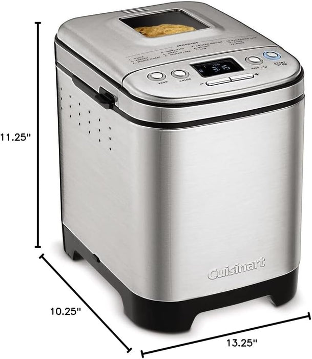 Máquina para Hacer Pan Compacta y Automática hasta 2Lb Cuisinart CBK-110P1