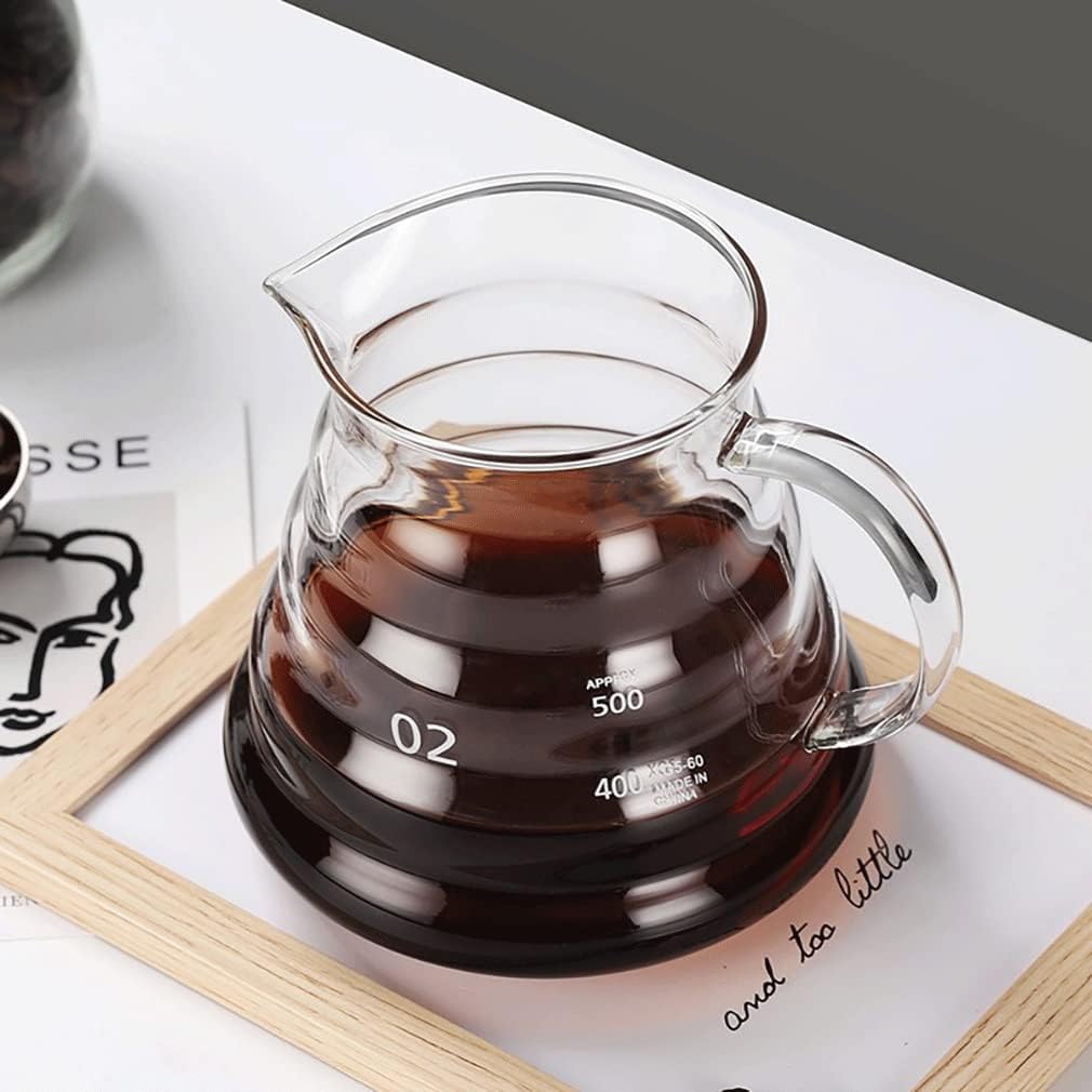 Servidor de Café de Vidrio Transparente 600ml XGS-60