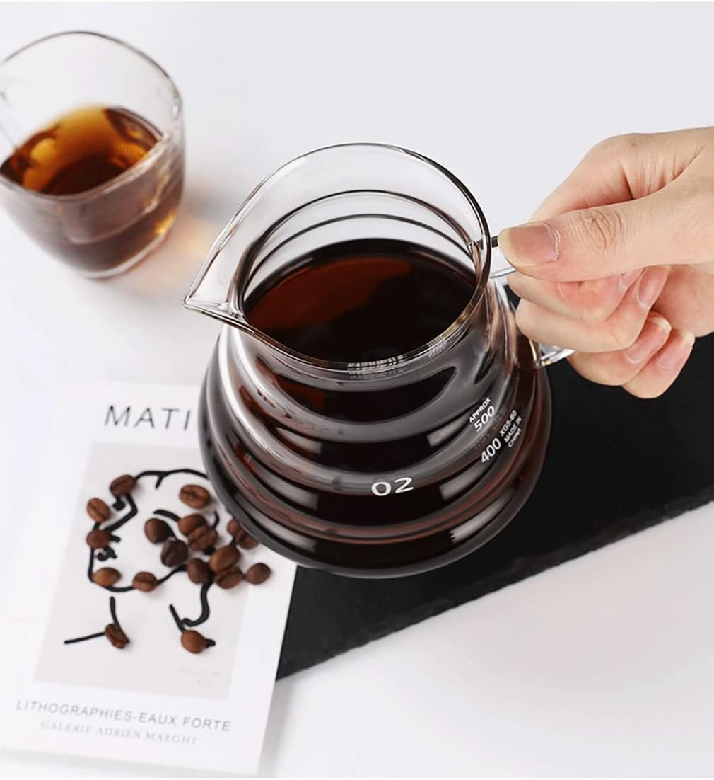 Servidor de Café de Vidrio Transparente 600ml XGS-60