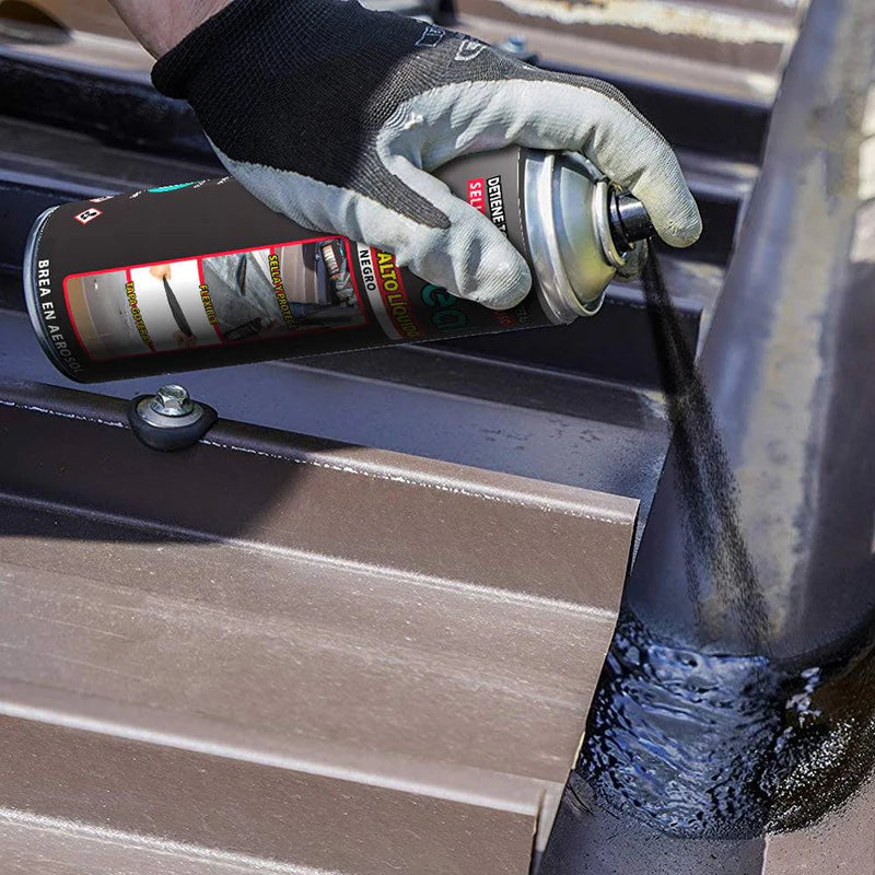 Iseal Negro Sellador Bituminoso En Spray 500Ml. Permanece Flexible En El Tiempo H-076B