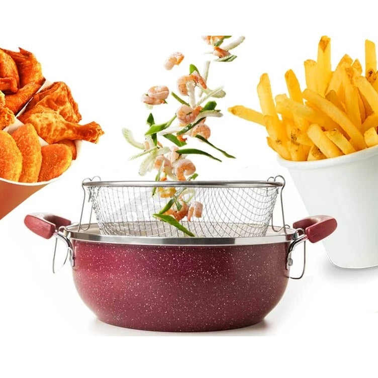 Cacerola Freidora 26cm Rojo BP-2308