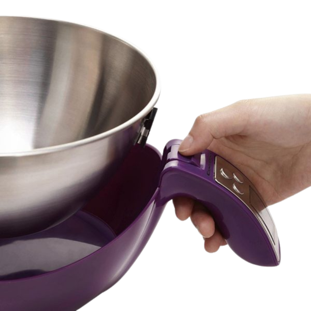 Balanza Digital con Tazón de Acero Inoxidable 5kg 14192-259B Báscula. Pesa.