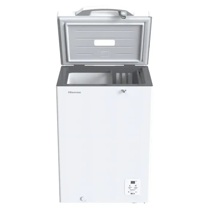 Congelador Horizontal Hisense FT100N1SWR 97L/3.4P3 Convertible con Super Freeze
