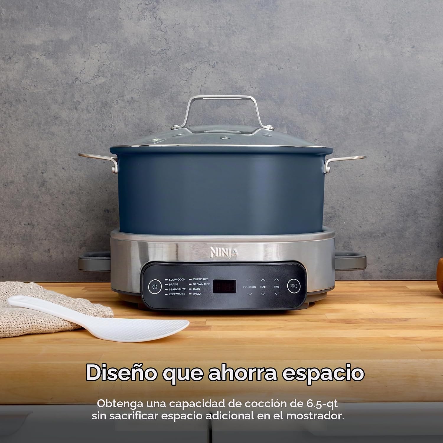(LLEGANDO 1 DE SEPT) Olla Multicocción Multifuncional Ninja Foodi PossibleCooker Pro MC1100 6.5 Qt / 6.1 Litros – 8 en 1