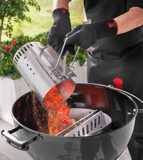 Encendedor de Carbón Tipo Chimenea para Barbacoa BBQ Weber 7416