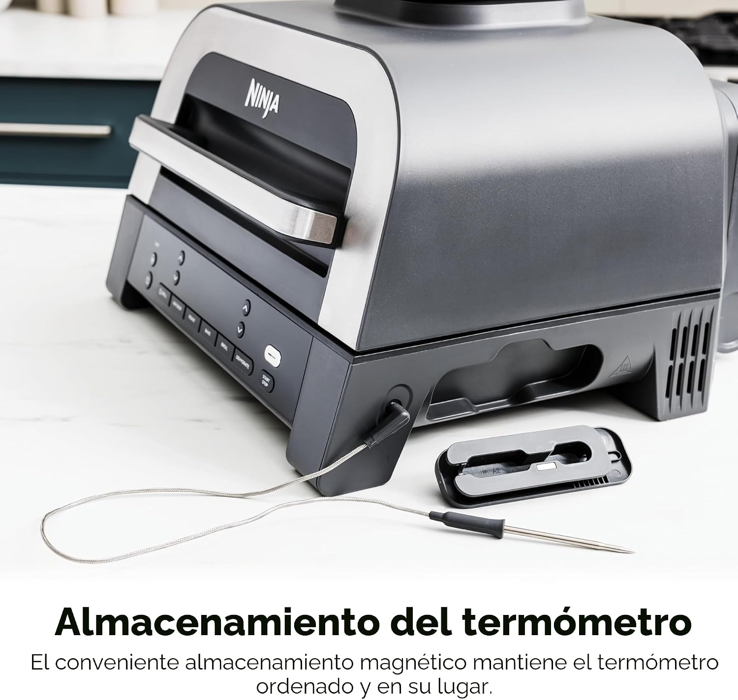 (LLEGANDO 1 DE SEPT) Parrilla Eléctrica Ninja Foodi Smart XL 6 en 1 con Air Fryer – DG551