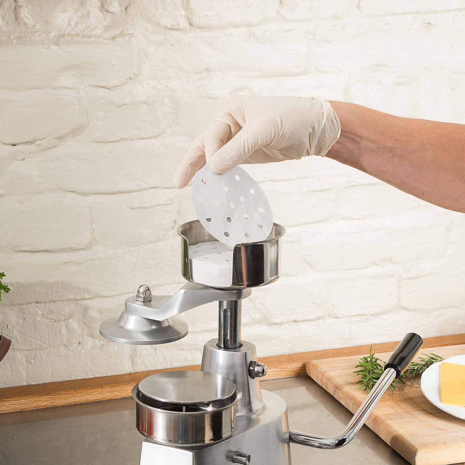 (LLEGANDO 31 DE DIC) Papel Antiadherente para Prensas de Hamburguesas Paquetes de 400und 10cm a 15cm PH-100 / PH-1300 / PH-150 Filtro.