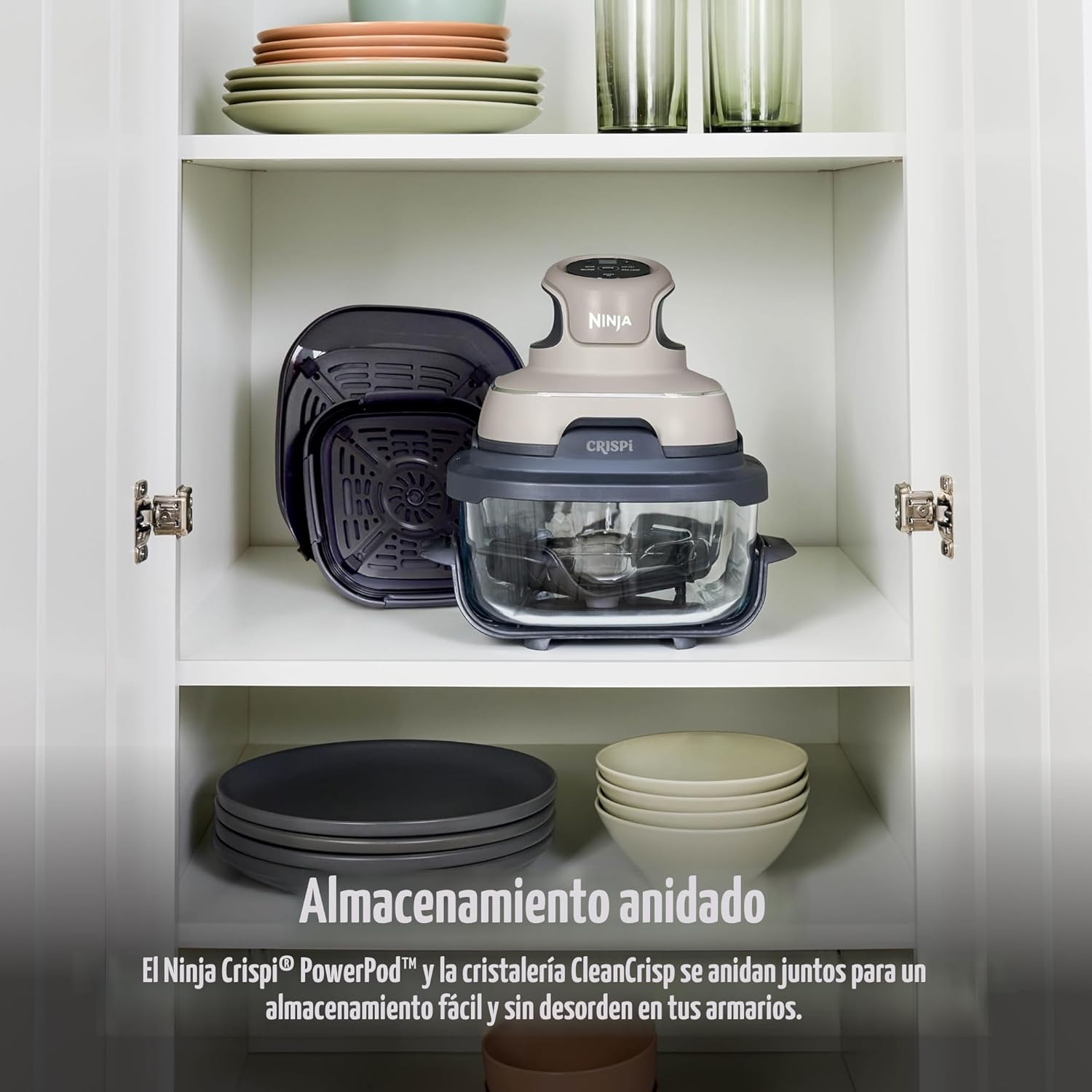 Freidora de Aire Crispi Pro 4 en 1 Portátil Ninja Stone FN101ST