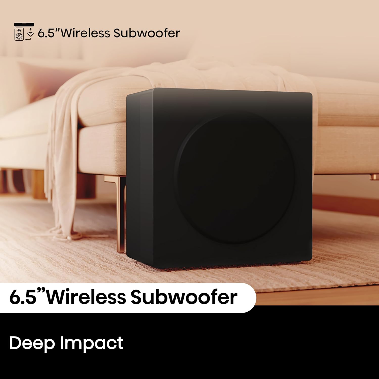 Barra de Sonido 3.1 Canales con Subwoofer Inalámbrico 480W DTS Virtual: X Dolby Digital Plus Bluetooth Hisense HS3100