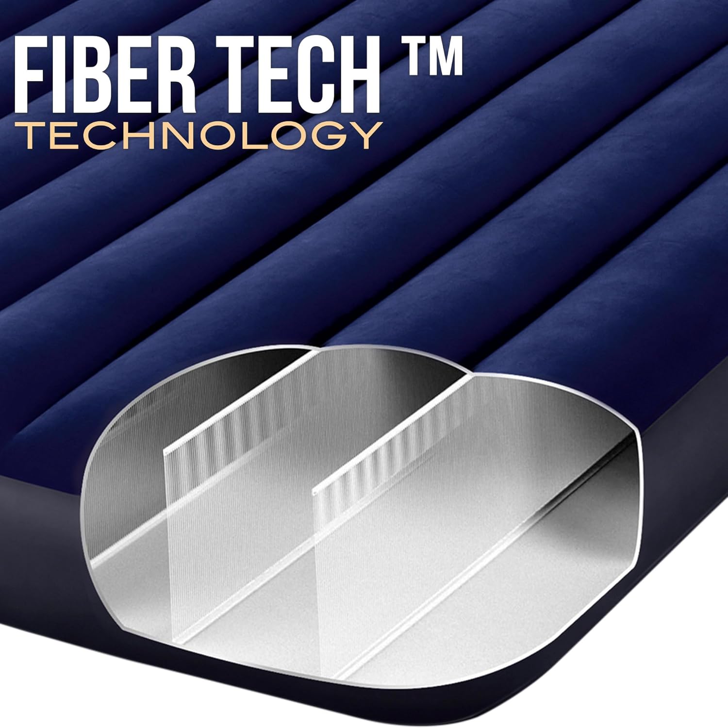 (LLEGANDO 27 DE MARZO) Colchón Inflable Doble Standard Classic Downy King Intex 64755