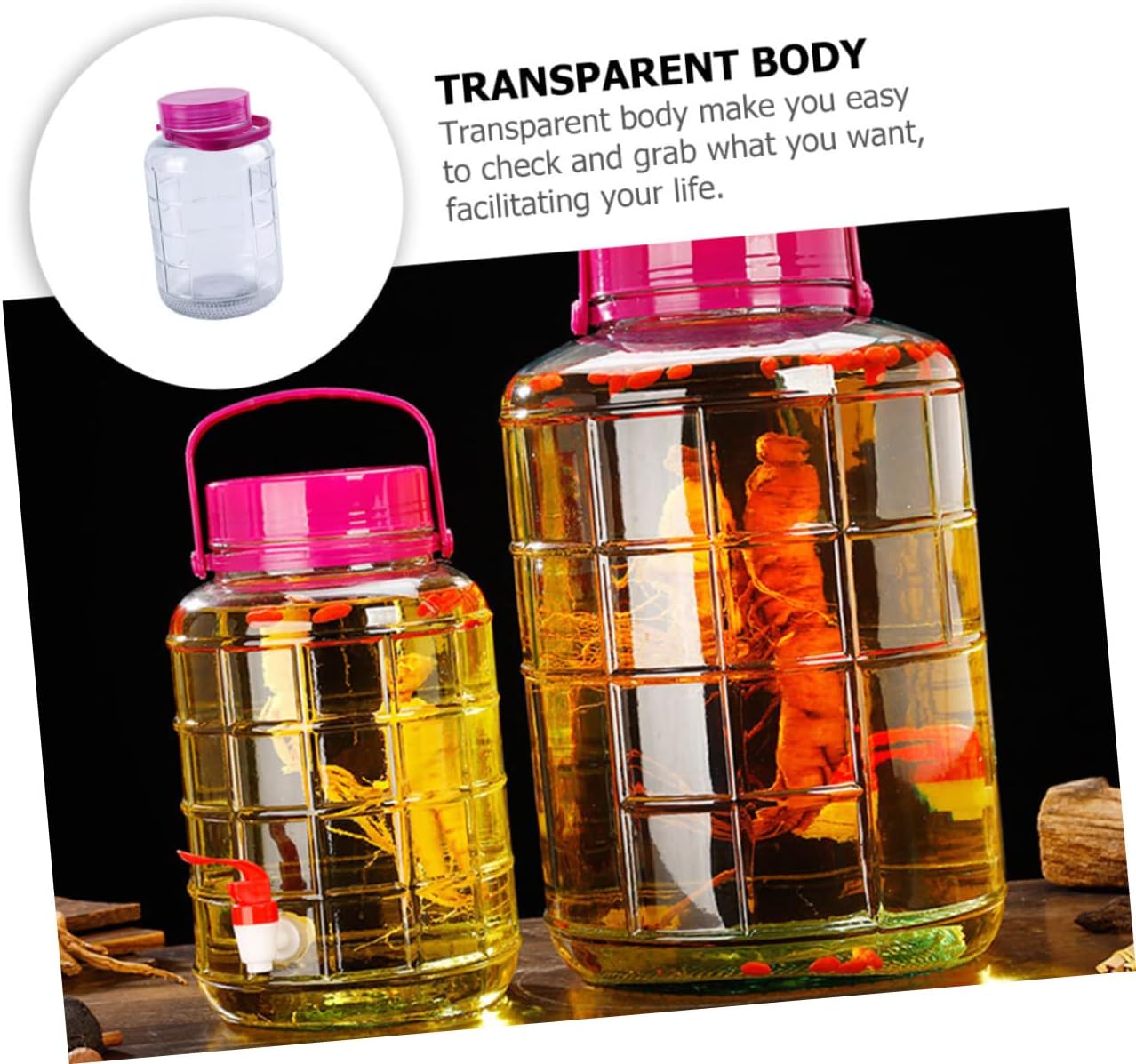 Envase de Vidrio con Tapa 16LT FSK6359