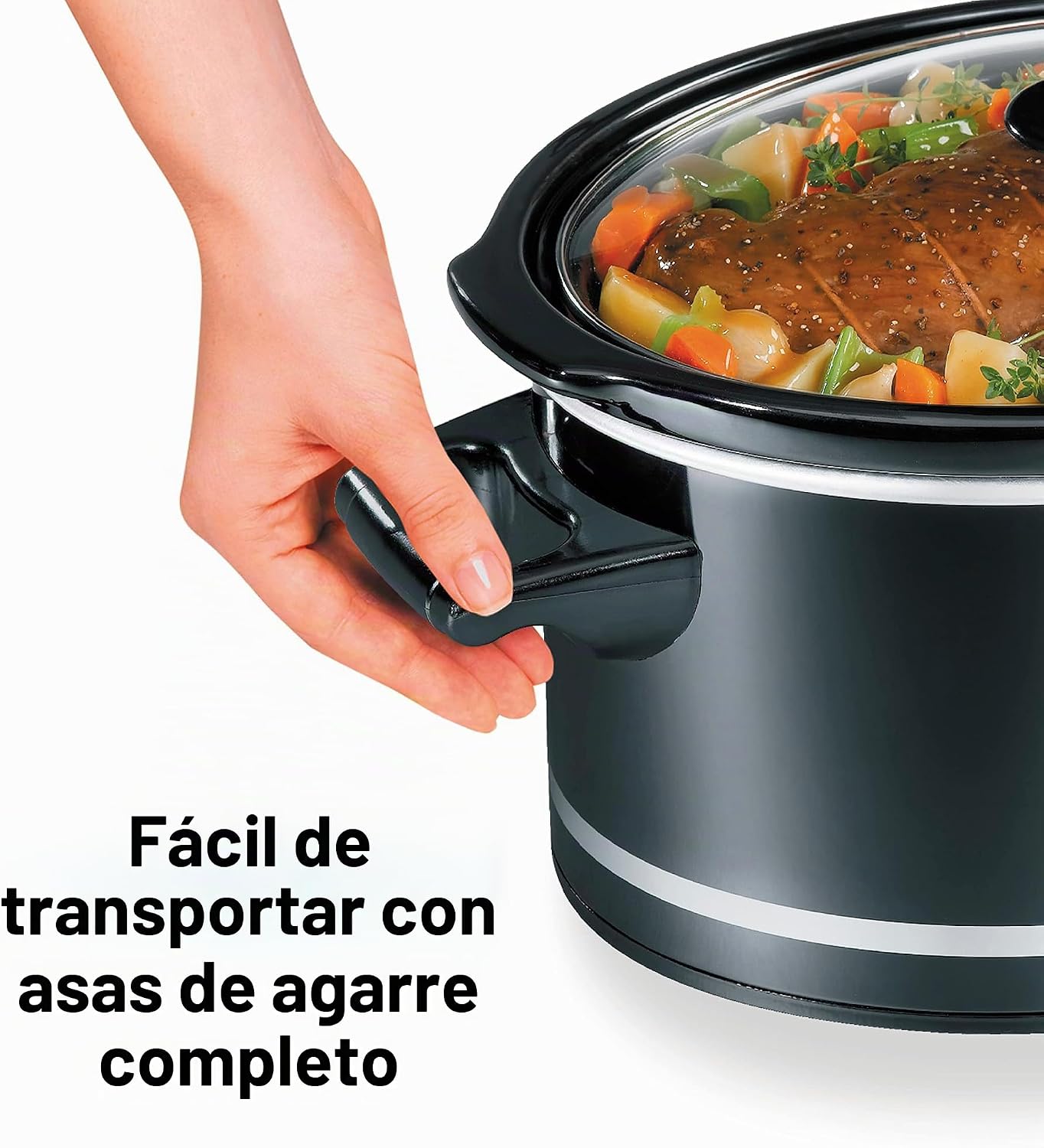 Olla de Cocción Lenta Hamilton Beach HB33185 – 8 Qt / 7.5 L