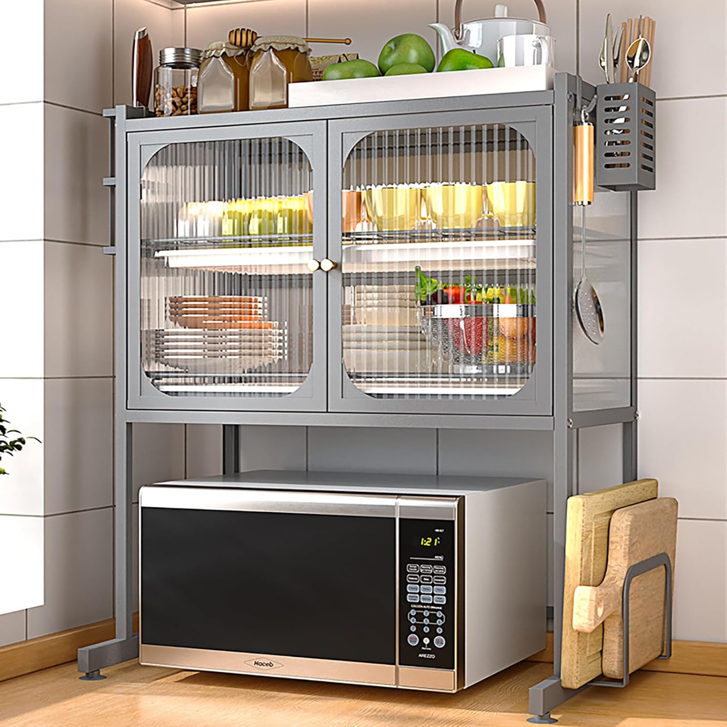 Organizador de Cocina de Metal Gris NVS2490444 Escurridor.