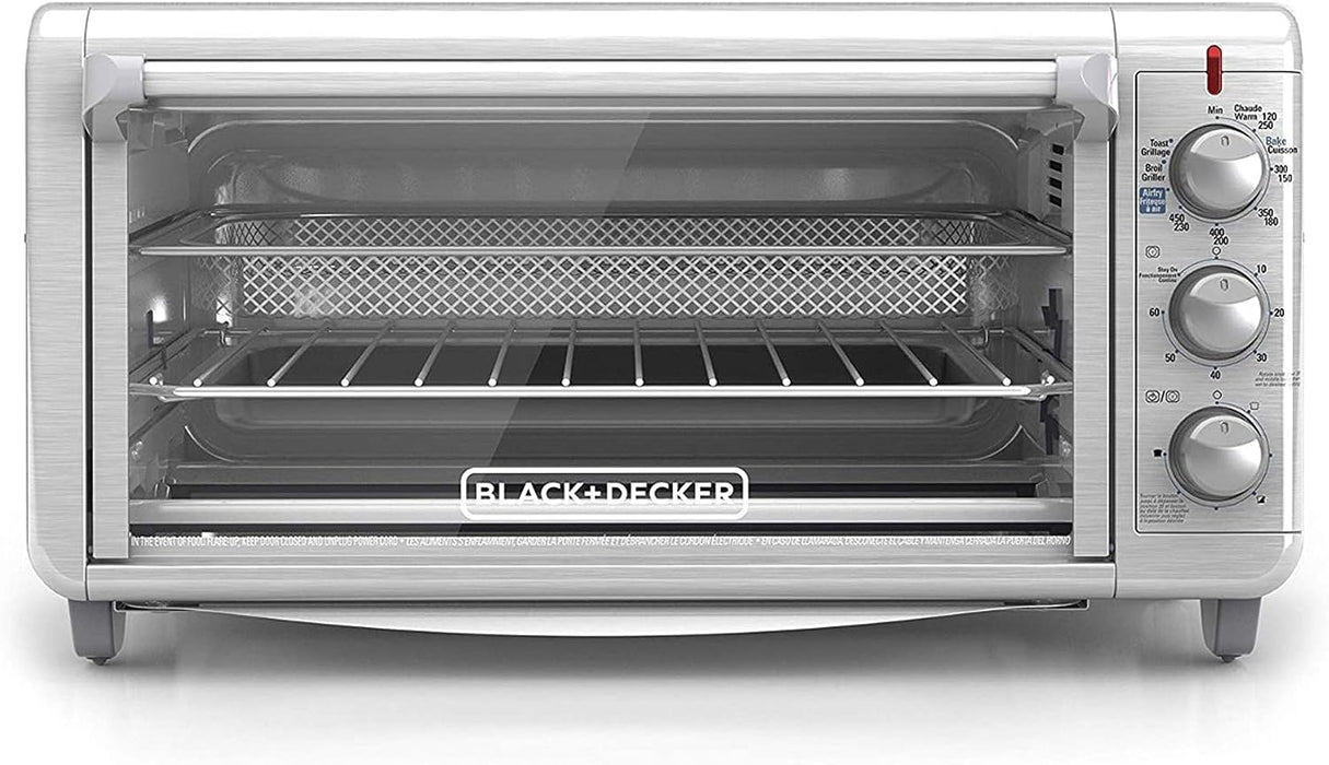 Horno con Freidora de Aire Extra Amplio BLACK+DECKER TO3265XSSLA