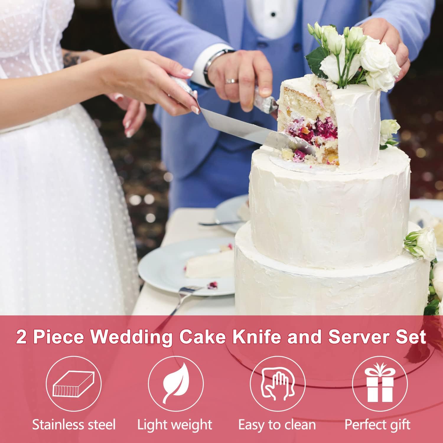 Set 2 Cuchillos para Dulces 33cm 85983