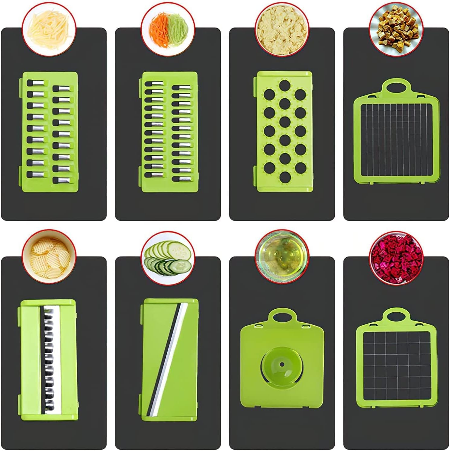 Mandolina o Cortador de Vegetales 12en1 TV-VG01 Cortador de vegetales.