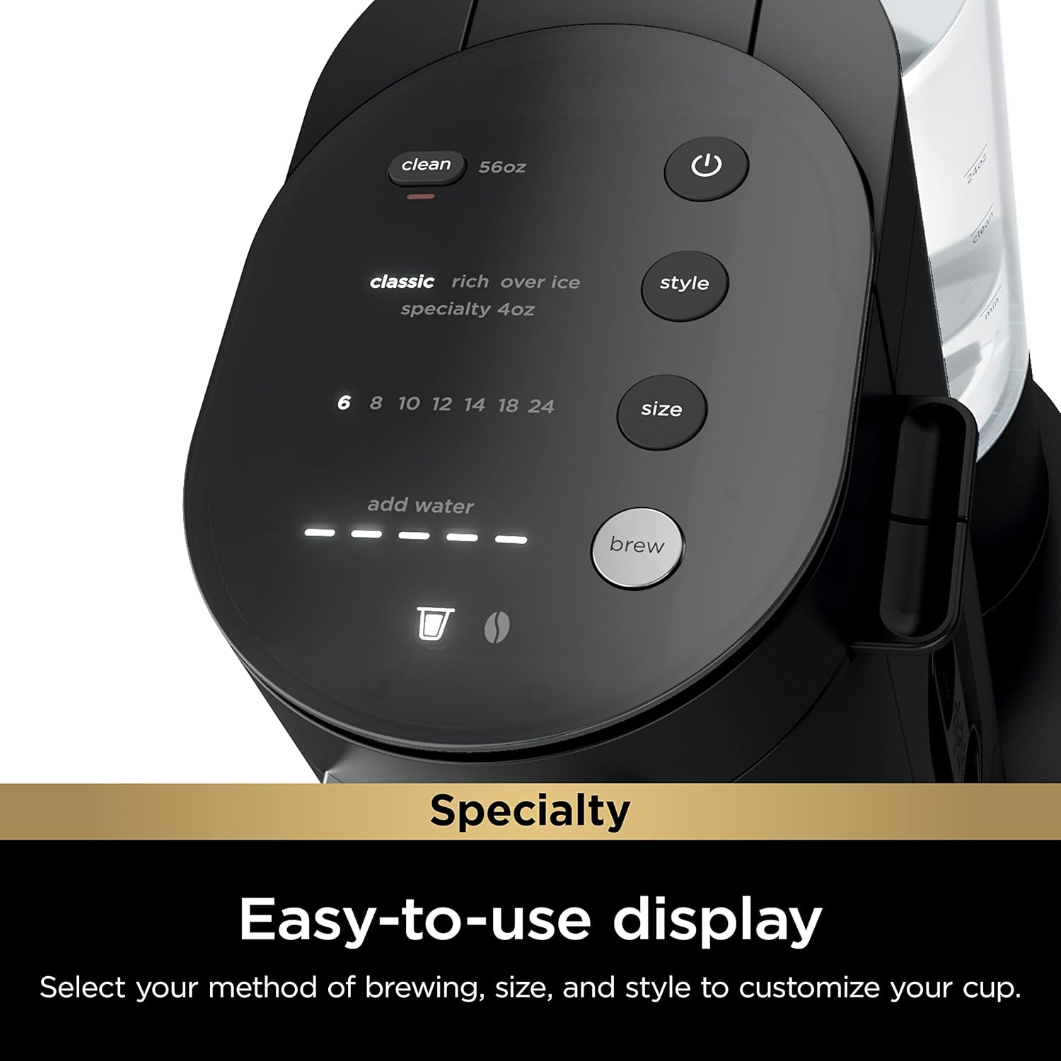 Cafetera Ninja PB051 para Cápsulas y Café Molido con Espumador Integrado | 4 Estilos de Preparación | 1550W