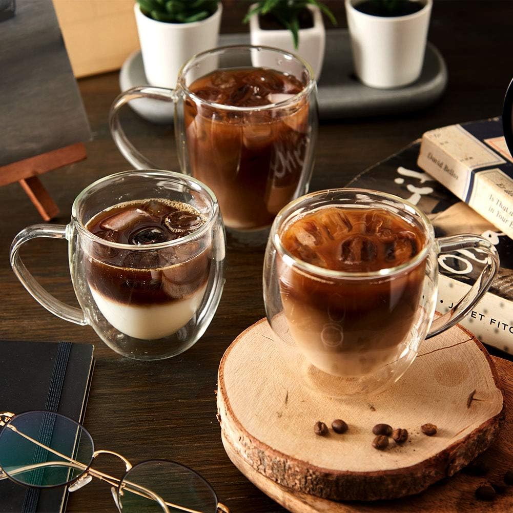 Taza de Doble Vidrio para Café 350ml FSK9516