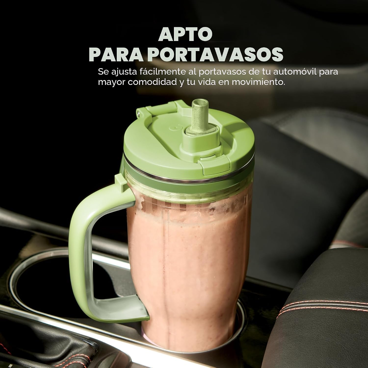 (LLEGANDO 10 DE AGOSTO) Licuadora Personal Ninja BlendBOSS DB351GN 1100W con Vaso Portátil de 710 ml, Auto-iQ® y Trituradora de Hielo
