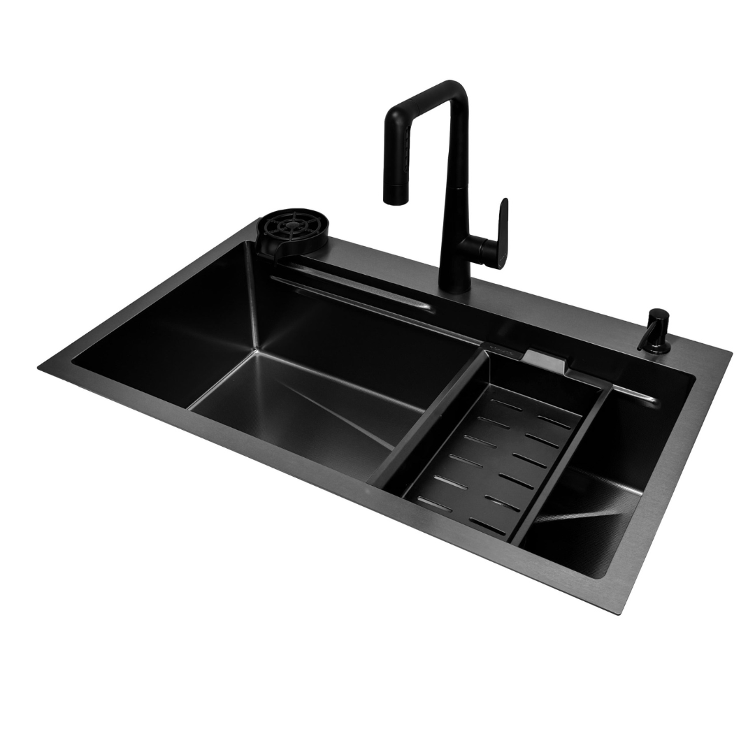 Kit Fregador + Grifo de Acero Inoxidable 304 Oceania 33 Gasco