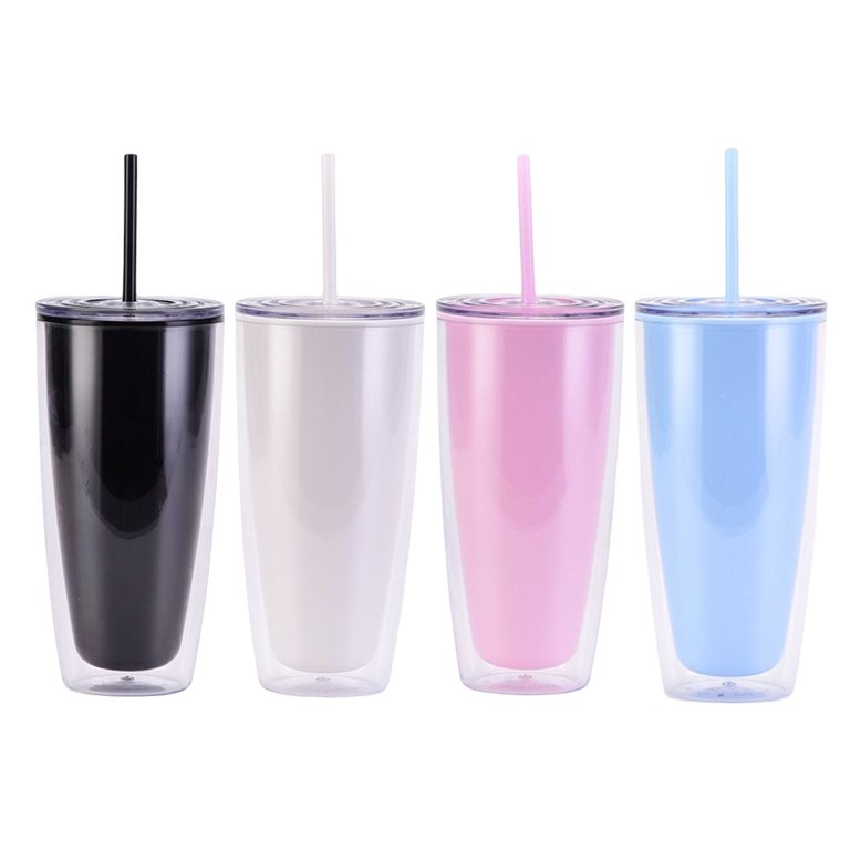 Vaso con Carrizo Plástico 750ml 85014