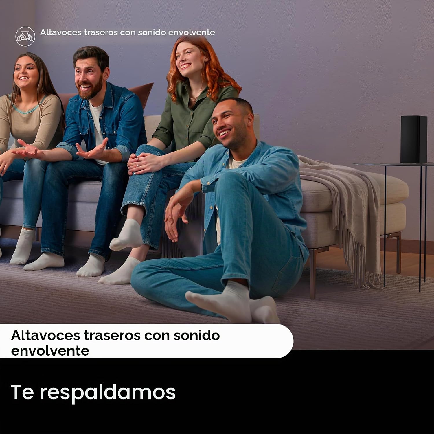 Barra de Sonido Hisense HS5100 5.1 Canales con Subwoofer Inalámbrico, Altavoces Traseros y 540W | Dolby Audio & DTS Virtual:X