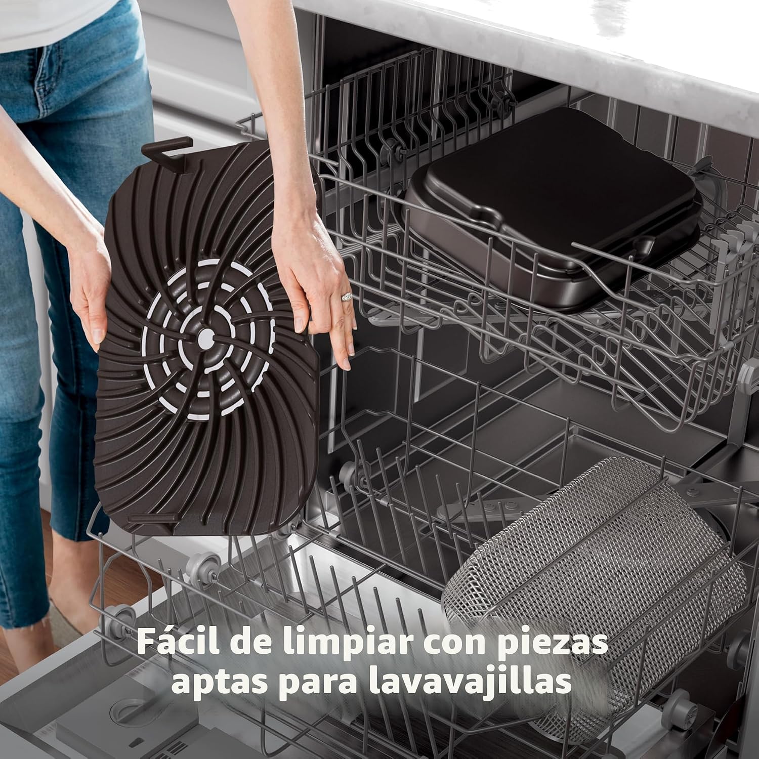 (LLEGANDO 1 DE SEPT) Parrilla Eléctrica Ninja Foodi Smart XL 6 en 1 con Air Fryer – DG551