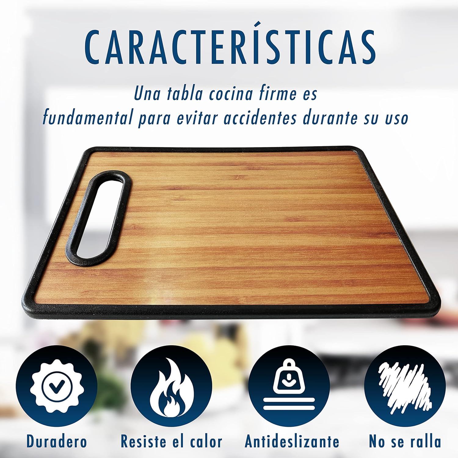 (LLEGANDO 16 DE ENERO) Tabla de Picar Plástico Reversible 37x23cm NS435203