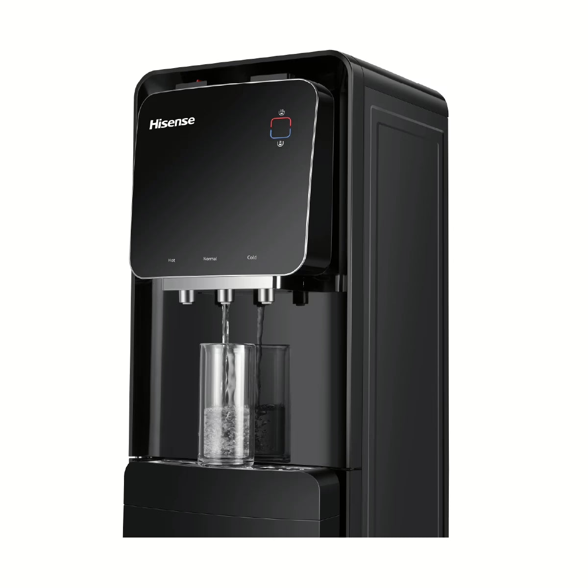 Dispensador de Garrafón de Agua Carga Inferior 3 Temperaturas Negro Hisense H04WDBB3S1