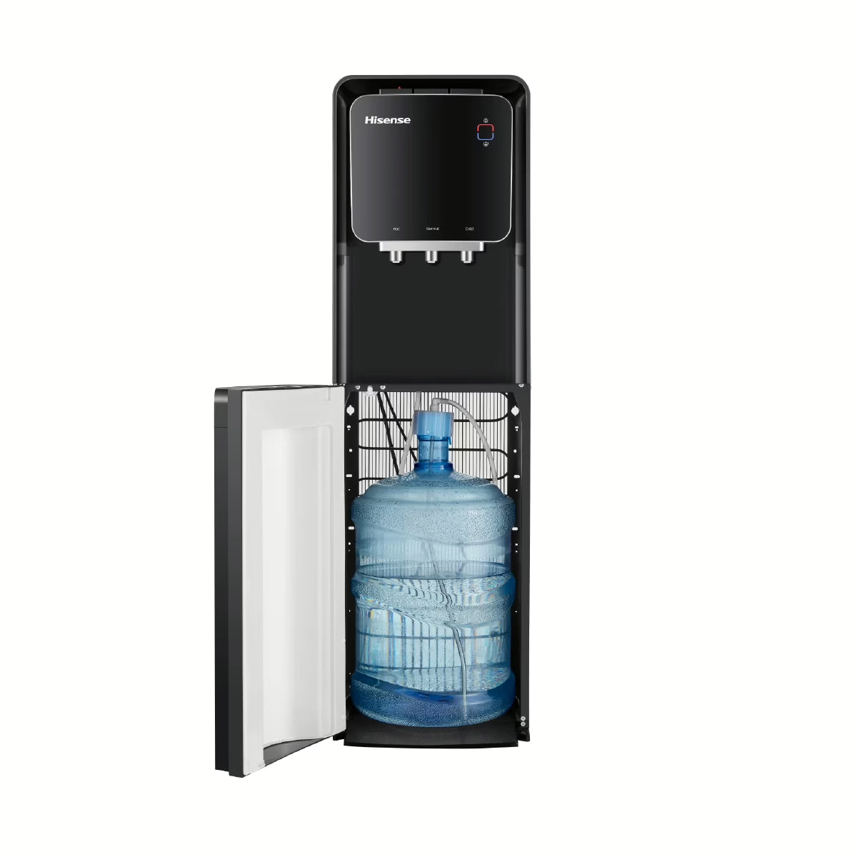 Dispensador de Garrafón de Agua Carga Inferior 3 Temperaturas Negro Hisense H04WDBB3S1