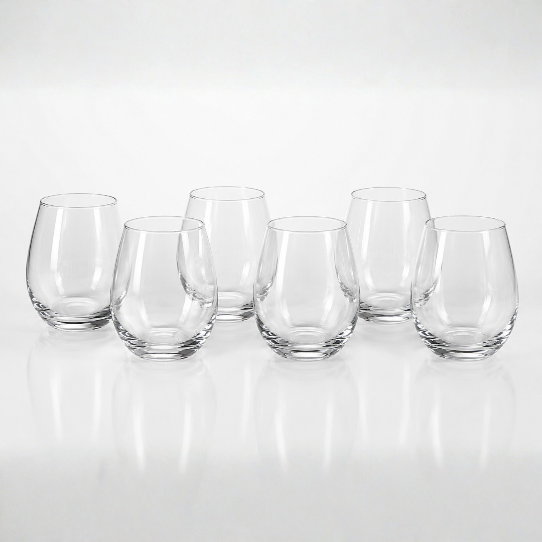 Set 6 Vasos de Vidrio Tuscany 475ml Citinova BW-82-17