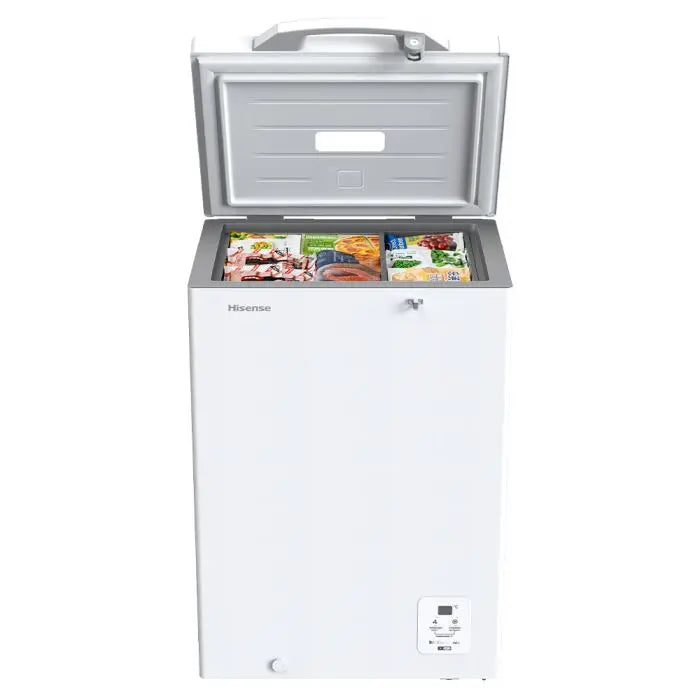Congelador Horizontal Hisense FT100N1SWR 97L/3.4P3 Convertible con Super Freeze