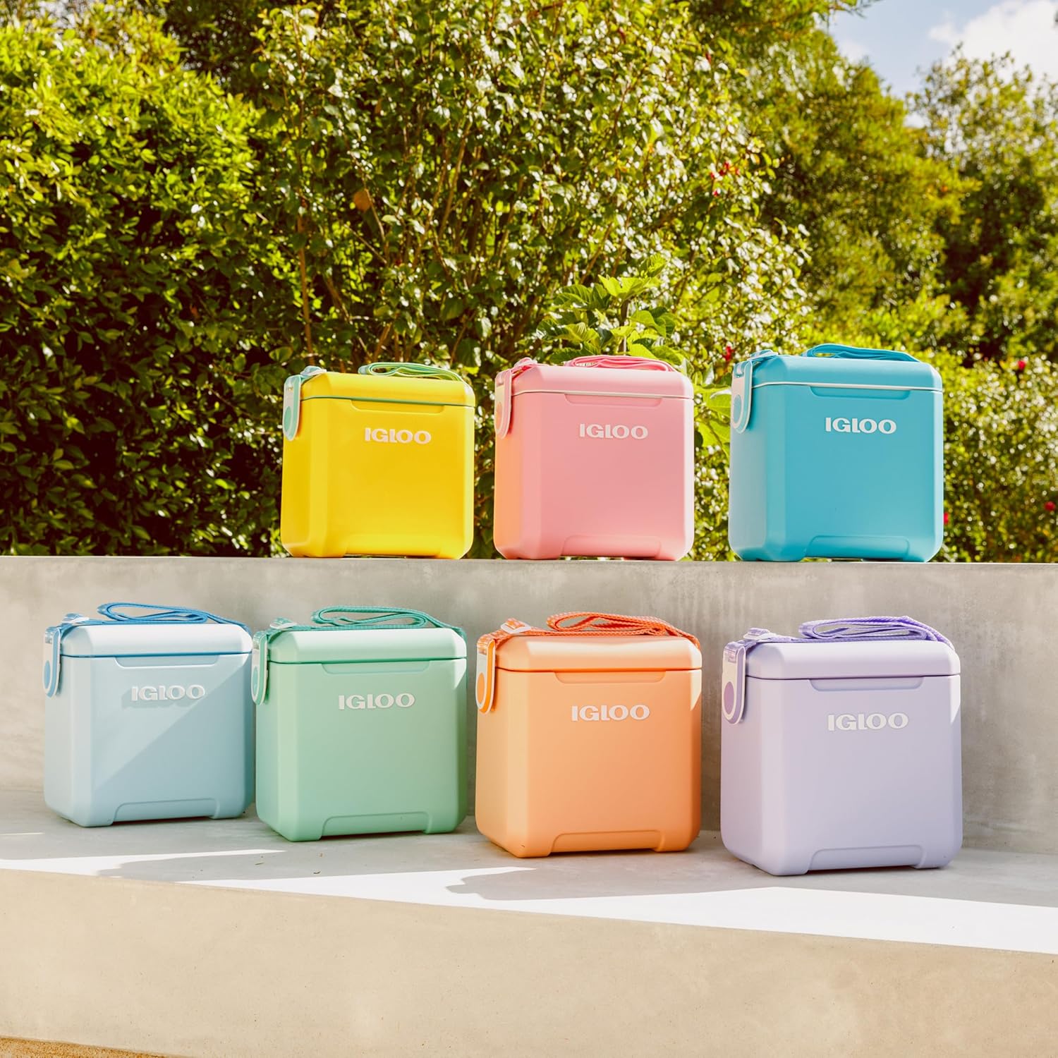 Cooler Hielera Seafoam Tag-a-long 11QT Celeste Powder Blue Igloo 133088