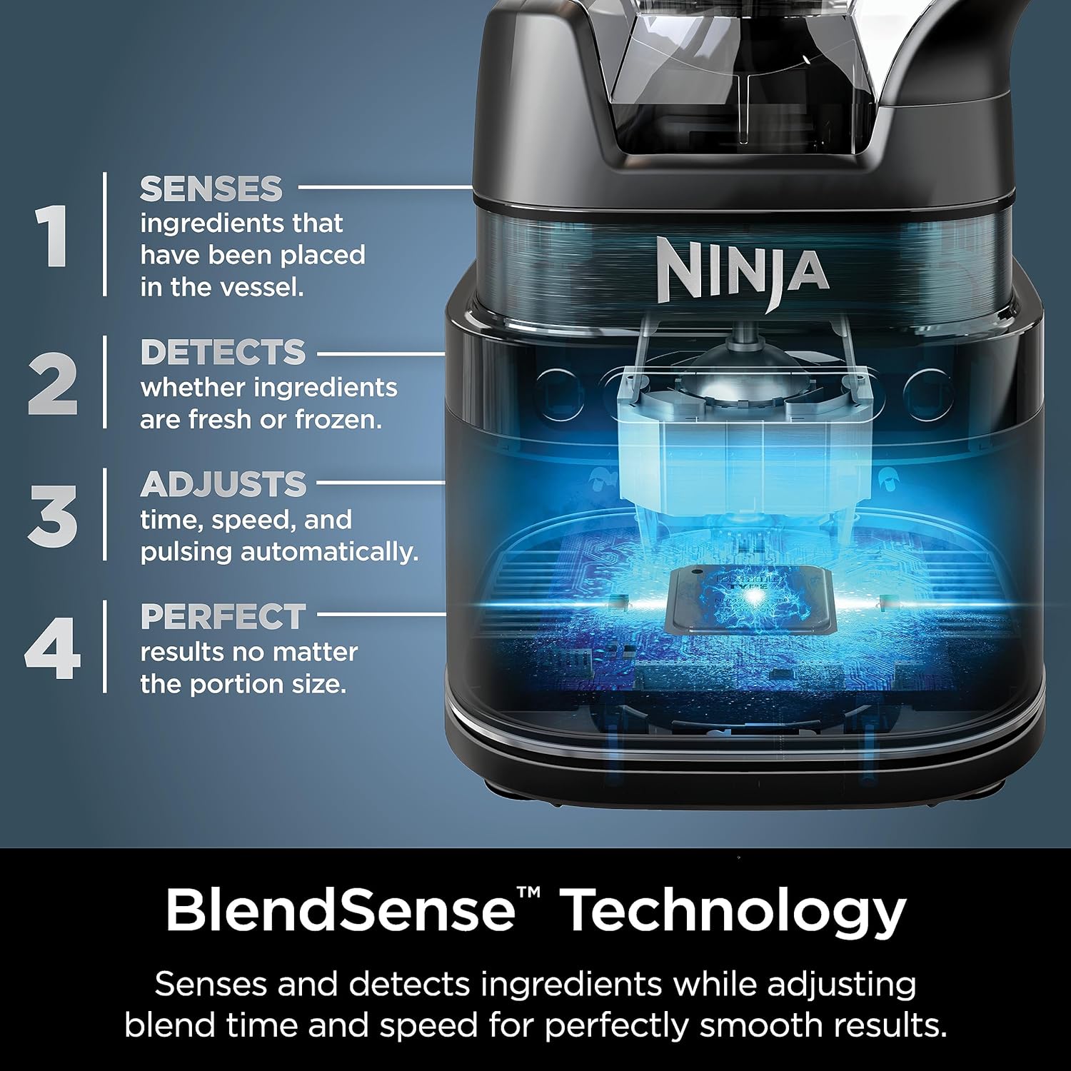 Licuadora Detect Duo Power Blender BlendSense 72oz 1800W TB301 Ninja