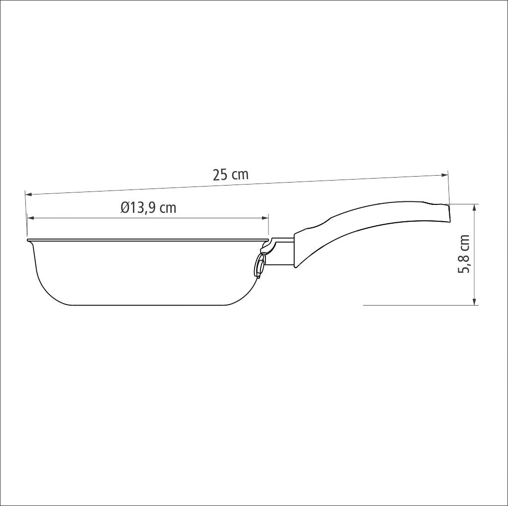 Sartén Antiadherente para Huevo Tramontina Turim 13cm – 20182/013