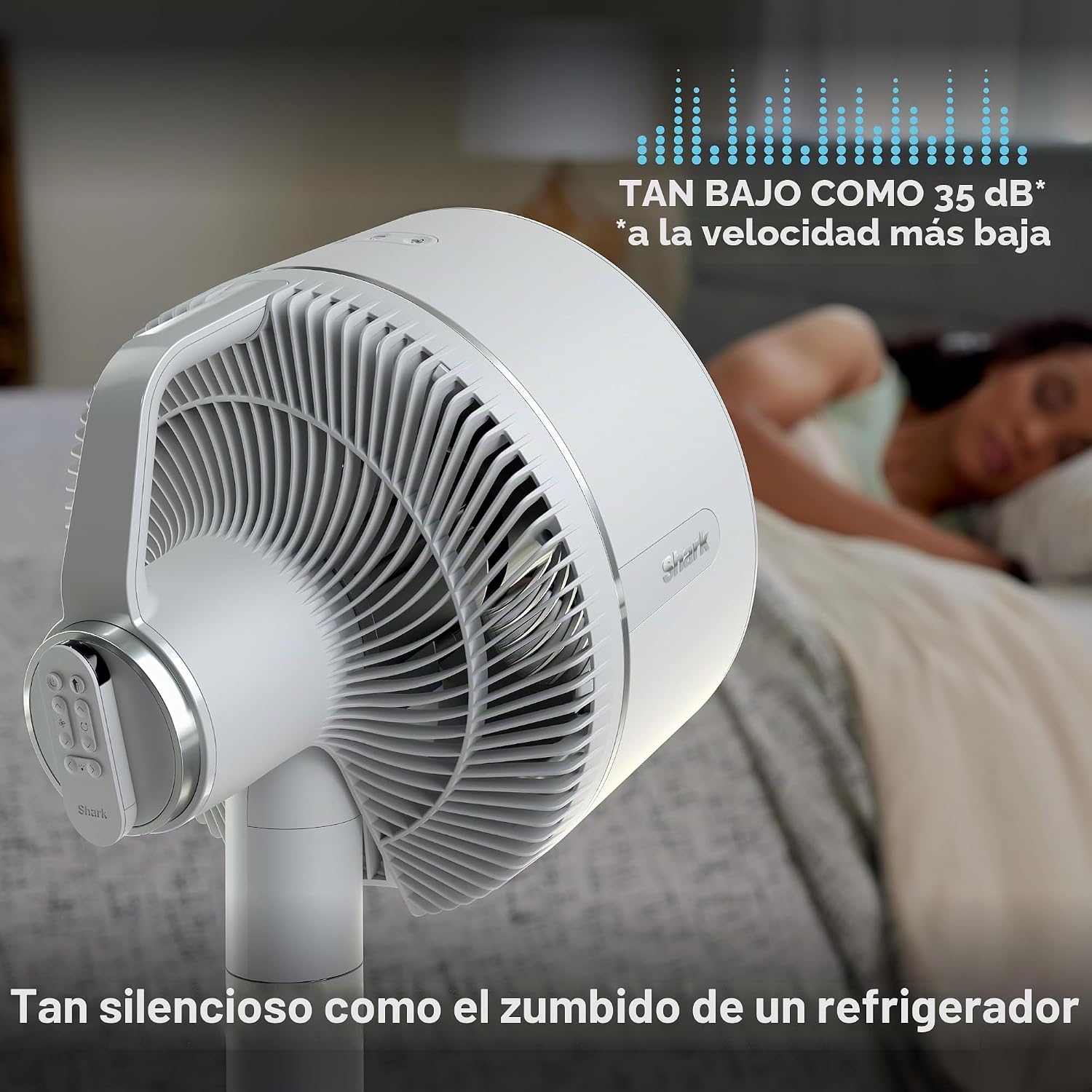 (LLEGANDO 1 DE SEPT) Ventilador Abanico Shark FlexBreeze FA222LAA 16" Inalámbrico y con Cable 36W con InstaCool Mist – 5 Velocidades
