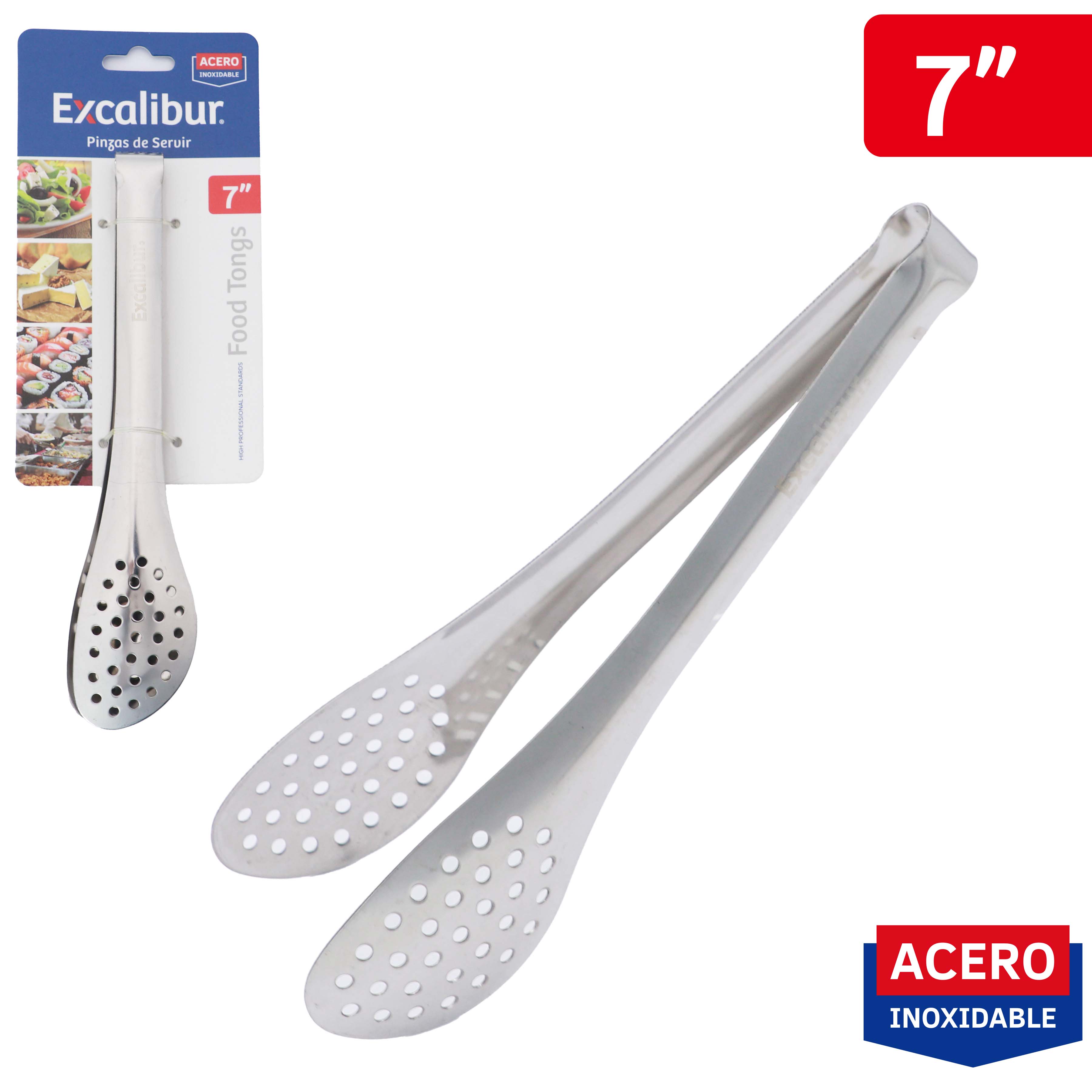 Tenaza de Acero Inoxidable 7" Excalibur A151-KT1032-7