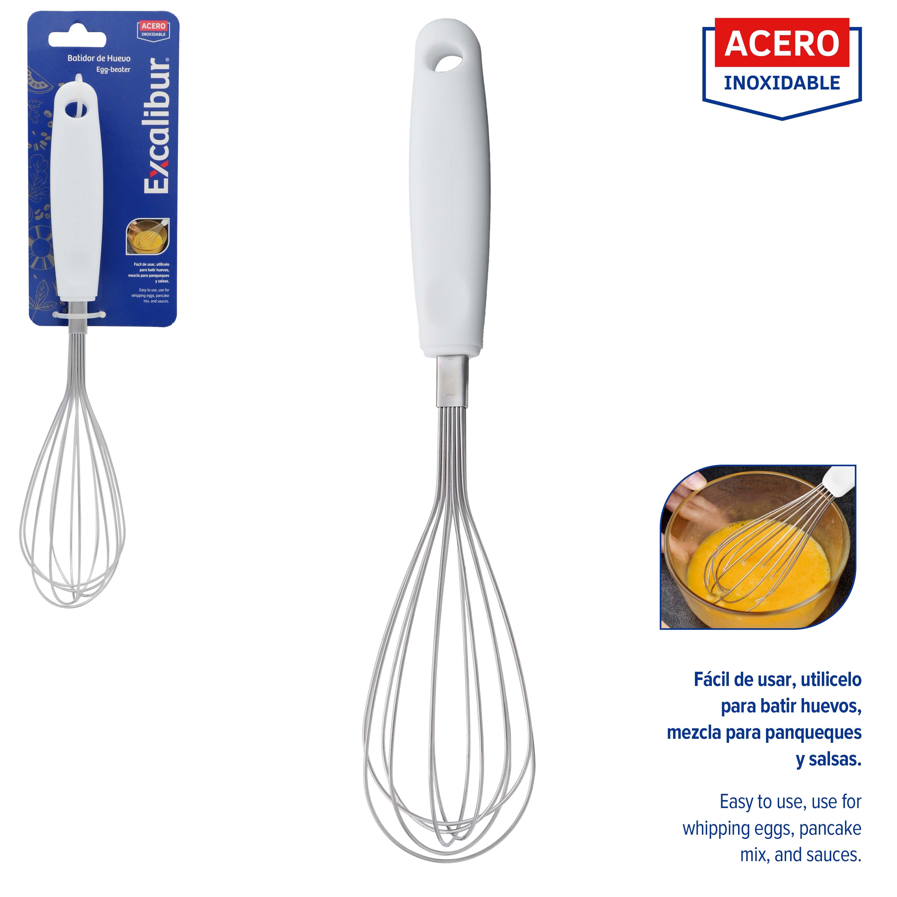 Batidora de Mano de Acero Inoxidable 11" Excalibur A151-KT1930-W