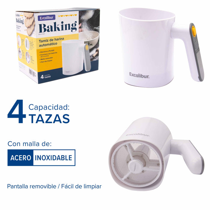 Tamizador de Harina 4 Tazas Excalibur A151-KT2211