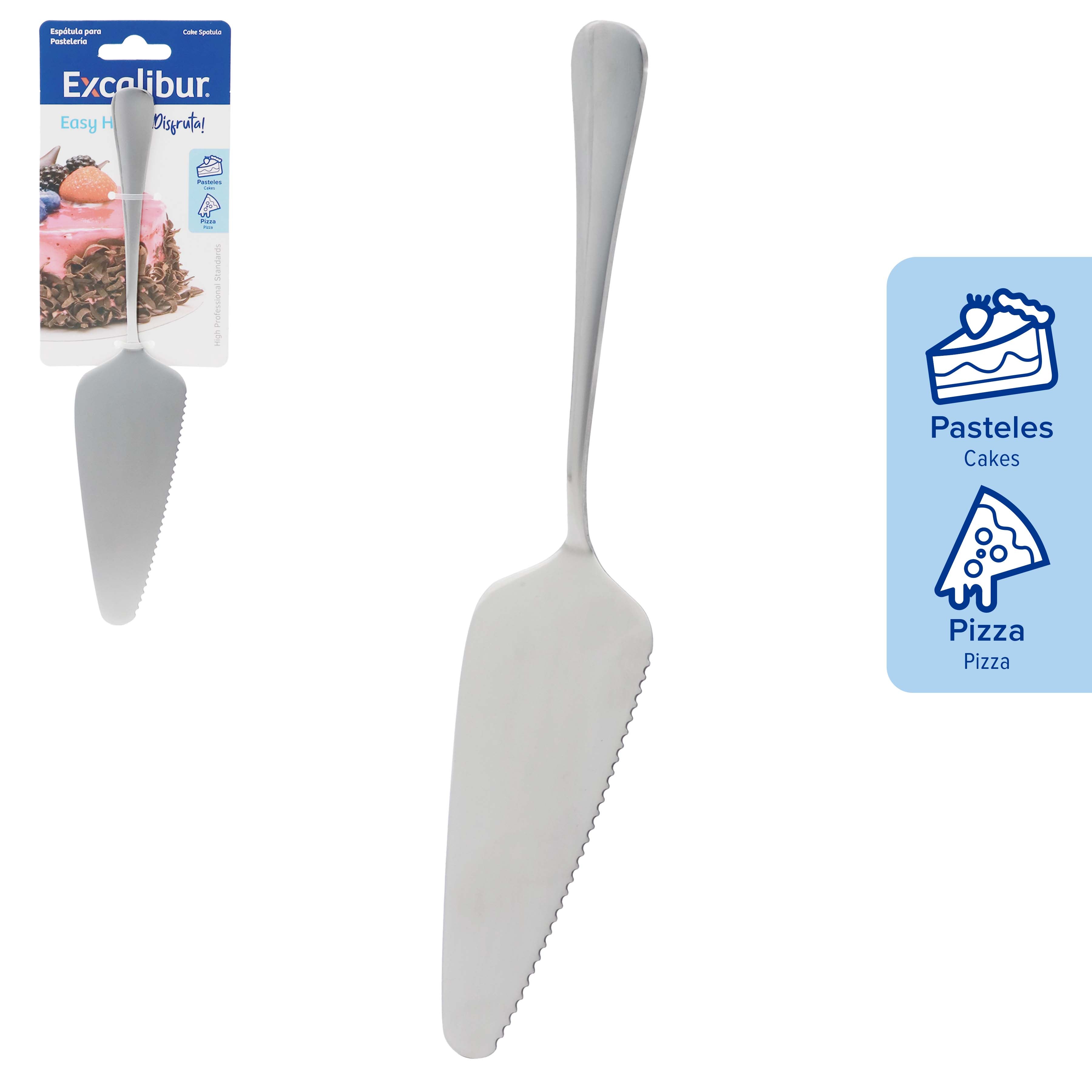 (LLEGANDO 5 DE JUNIO) Espátula de Acero Inoxidable para Dulces Pastel o Pizza Excalibur A151-KT24S1
