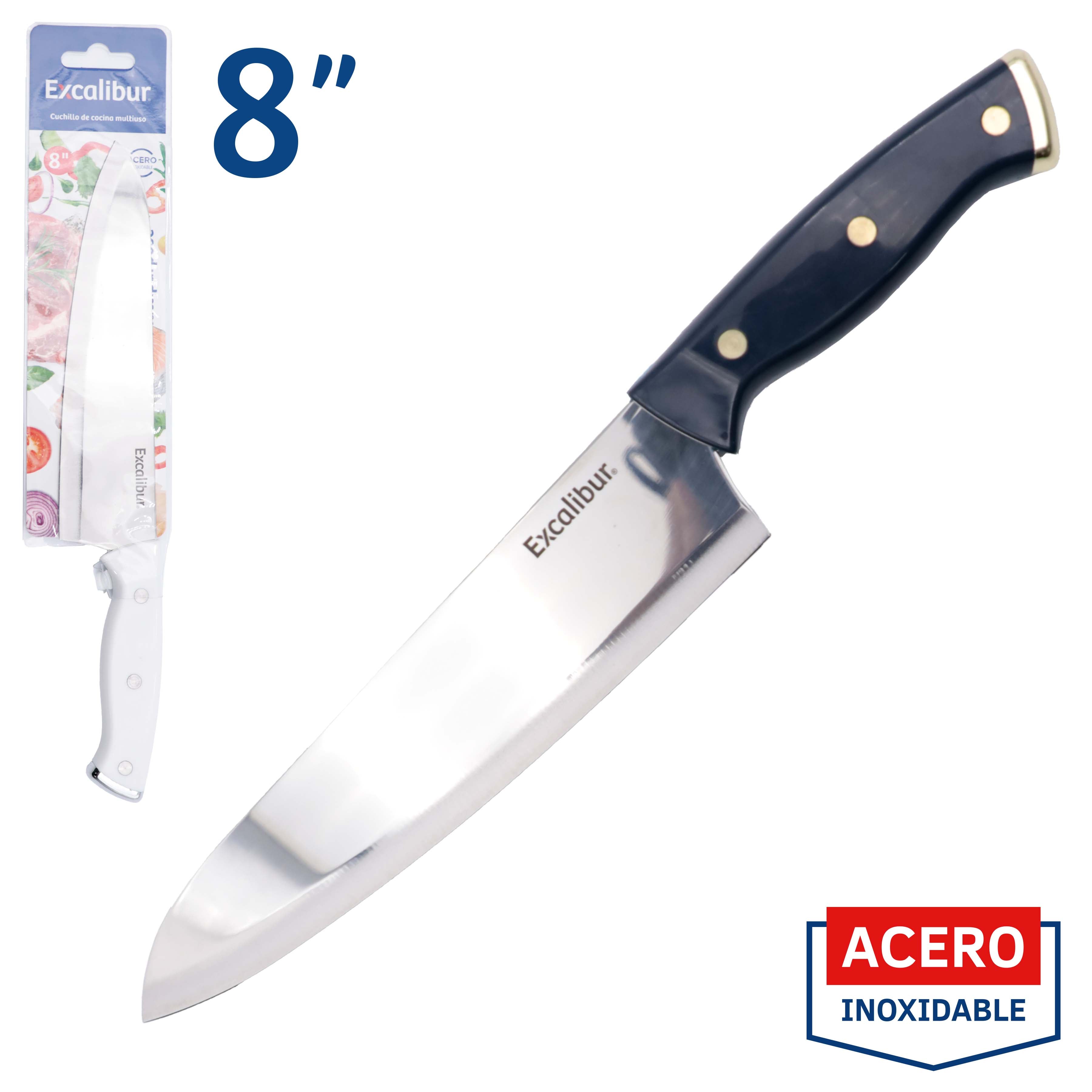 Cuchillo de Acero Inoxidable 8" Excalibur A151-SKF115-8