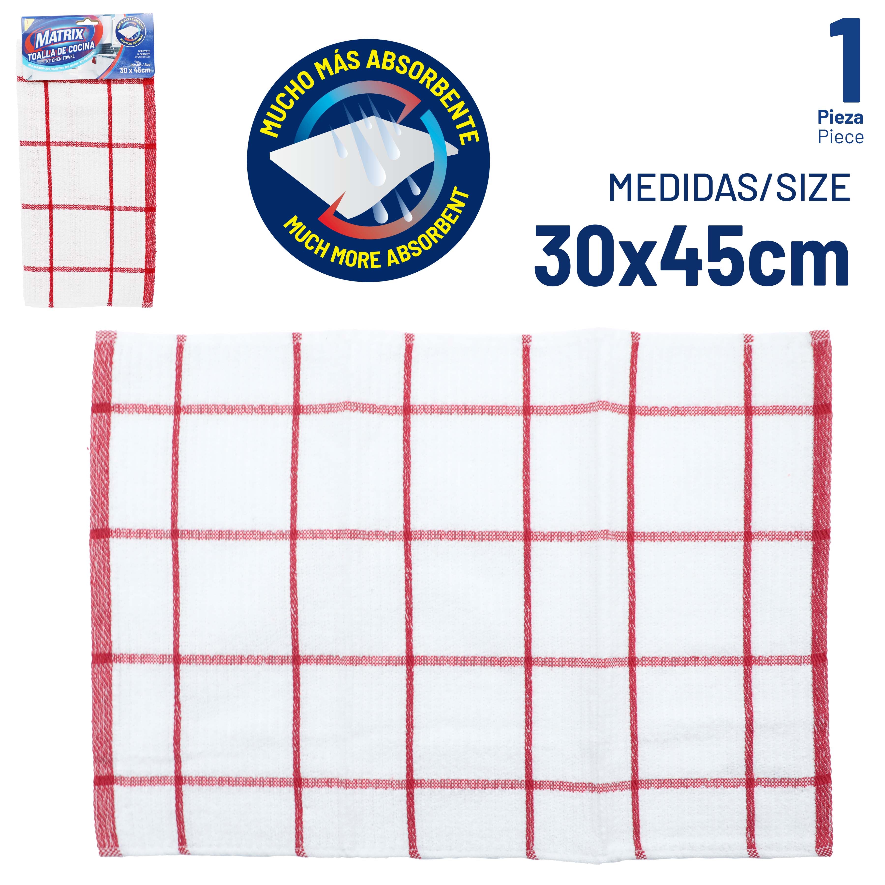 Paño de Cocina 30x45cm Limpión Toalla Matrix A164-MT2202