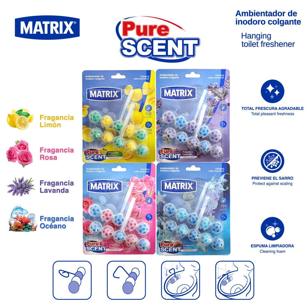 Pastillas Ambientador para Inodoro Matrix A414-M2402