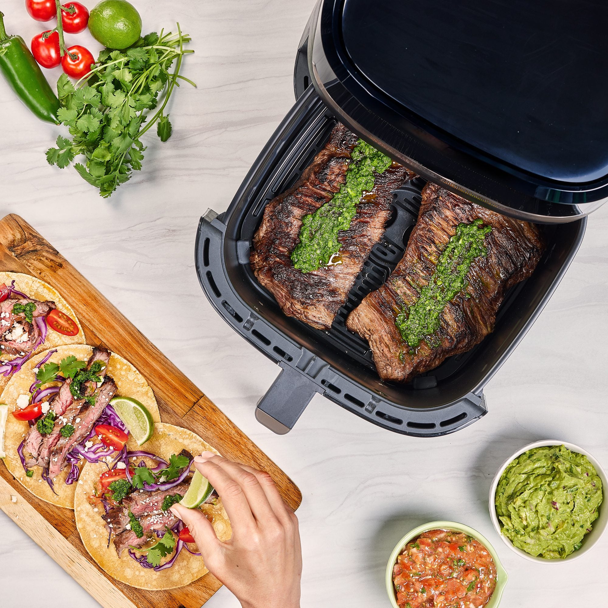 Freidora de Aire 8L Purifry 9 Funciones en 1 Black and Decker AFBD82-1BDLA