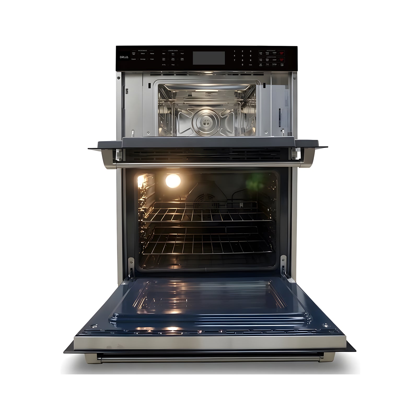(POR PEDIDO) Torre Horno y Microondas Empotrable Drija ATLANTIC 76-B 76 cm – 42 L + 130 L True Convection