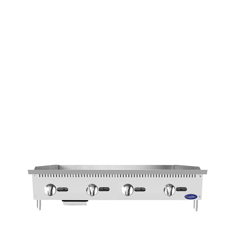 (PP) lancha Industrial a Gas de 48"/120cm con Control Manual, 120,000 BTU – Acero Inoxidable Atosa ATMG-48